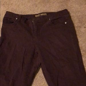 Maroon skinny jeans